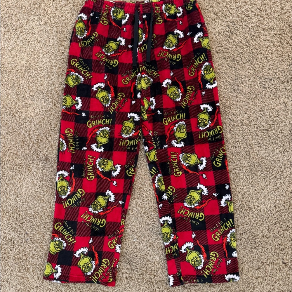 Dr. Seuss The Grinch fleece pants